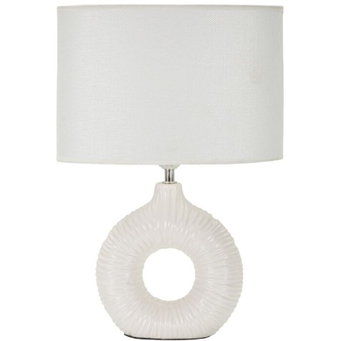 Mauro Ferretti stolná lampa Seta, biela, 28,5x15x43 cm
