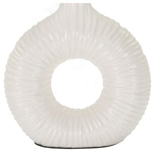 Mauro Ferretti stolná lampa Seta, biela, 28,5x15x43 cm