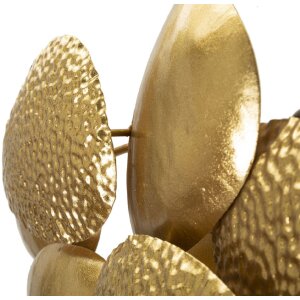 Mauro Ferretti nástenné svietidlo Shell E14 44x11x28 cm zlaté