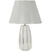 Mauro Ferretti stolná lampa Emmi E27 Ø 30x45 cm biela strieborná