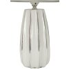 Mauro Ferretti stolná lampa Emmi E27 Ø 30x45 cm biela strieborná