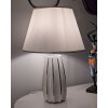 Mauro Ferretti stolná lampa Emmi E27 Ø 30x45 cm biela strieborná