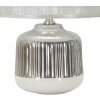 Mauro Ferretti stolná lampa Lucina E14 20x29 cm biela strieborná