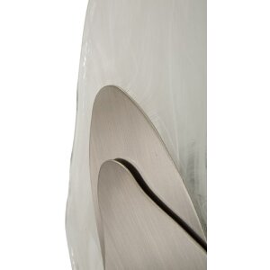 Mauro Ferretti nástenné svietidlo Ozean Silver 21x8x31 cm strieborná biela