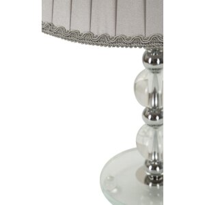 Mauro Ferretti stolná lampa Tolly E27 Ø 30x48 cm strieborná