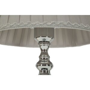 Mauro Ferretti stolná lampa Tilly E27 Ø 25x46 cm strieborná