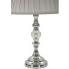 Mauro Ferretti stolná lampa Tilly E27 Ø 25x46 cm strieborná