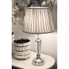 Stolná lampa strieborná E27 Ø 30x56 cm strieborná