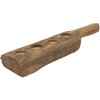 Mauro Ferretti svietnik Teak 4-miestny 51x14x6 cm hnedý