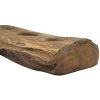 Mauro Ferretti svietnik Teak 4-miestny 51x14x6 cm hnedý