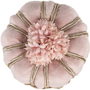 Clayre & Eef 65925 Dekoratívna torta ružovo zlatá Ø12x7cm Vintage štýl