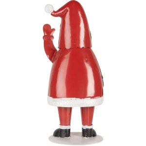 Clayre & Eef 6Y5853 Schránka na listy Santa Claus červená biela 16x14x35 cm