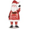 Clayre & Eef 6Y5853 Schránka na listy Santa Claus červená biela 16x14x35 cm