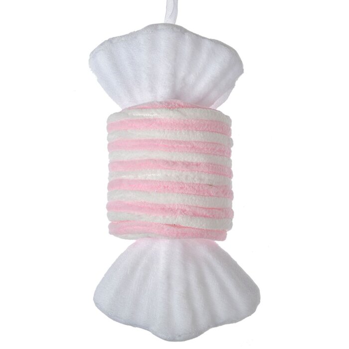 Clayre & Eef 66111P Prívesok Candy Pink White 11x8x20 cm