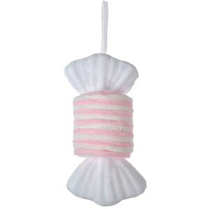 Clayre & Eef 66111P Prívesok Candy Pink White 11x8x20 cm