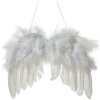 Clayre & Eef 66135 Vešiak Angel Wings White 20x1x16 cm