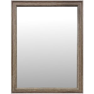 Clayre & Eef 62S326 Zrkadlo hnedé 34x2x44 cm vidiecky štýl MDF sklo