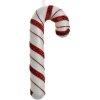 Clayre & Eef Dekoratívny prívesok Candy Cane White Red 8x3x20 cm