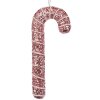 Clayre & Eef 66179 Dekoratívny prívesok Candy Cane Pink Glitter 7x2x17cm