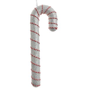 Clayre & Eef 66185 Candy Cane prívesok biely...