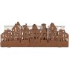 Clayre & Eef 6Y5783 Stojan na čajové sviečky Hnedý 30x9x11 cm Vidiecky štýl