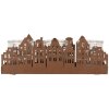 Clayre & Eef 6Y5783 Stojan na čajové sviečky Hnedý 30x9x11 cm Vidiecky štýl