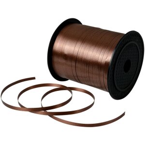 Clayre & Eef LI0146 Stužka hnedá 0.5 cm x 228 m