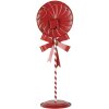 Clayre & Eef 6Y5635 Dekorácia Lollipop LED 36x29x100 cm Kovová červená zelená