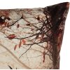 Clayre & Eef KT021.414 Obliečka na vankúš 45x45 cm hnedá oranžová s motívom jeleňa
