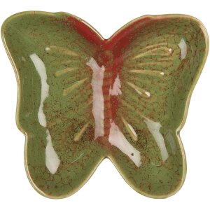Clayre & Eef 6CE2152 Miska Butterfly Green Red...