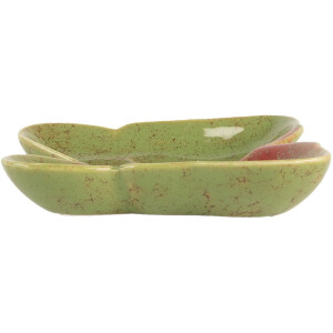 Clayre & Eef 6CE2152 Miska Butterfly Green Red 14x13x2 cm