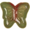 Clayre & Eef 6CE2152 Miska Butterfly Green Red 14x13x2 cm