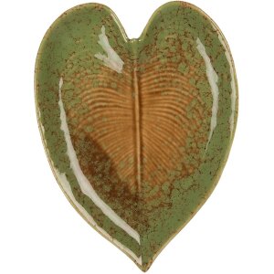 Clayre & Eef 6CE2154 Misa Leaf Green Brown 15x11x2 cm...