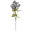 Clayre & Eef dekoratívna vetva modré kvety 8x8x63 cm plast modro-zelená