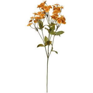 Clayre & Eef dekoratívne vetvy žlté kvety 63 cm plastové realistické