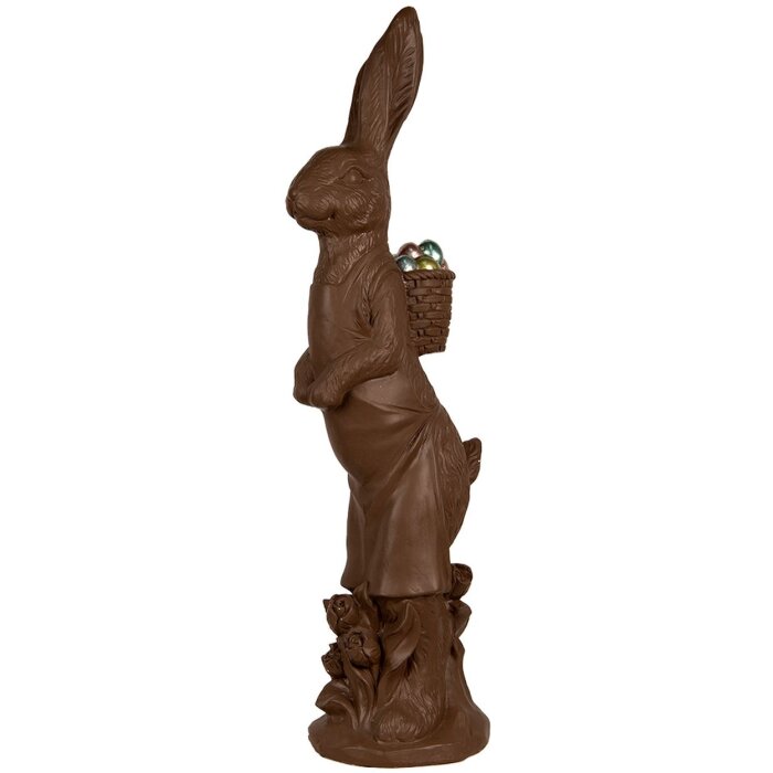 Clayre & Eef 5MG0056 Dekorácia Králik hnedý 29x20x91 cm Oxid horečnatý