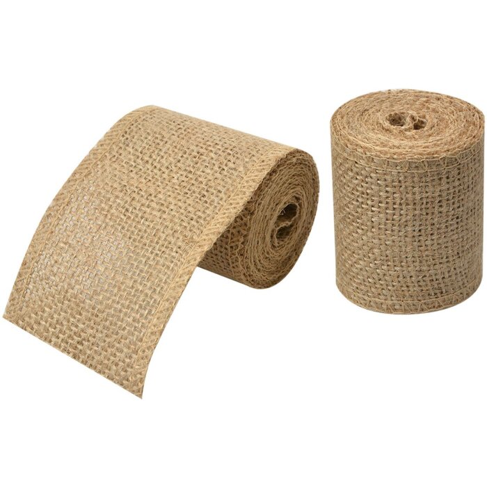 Clayre & Eef 66212 Jutový pás Braun 5x60 cm dekoračný pás