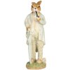 Clayre & Eef 6PR5448 Dekorácia králik Polyresin béžovo zelená 15x12x33 cm