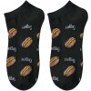Juleeze JZSSK0018 Ponožky Hotdog Motif Black Veľkosť 36-41