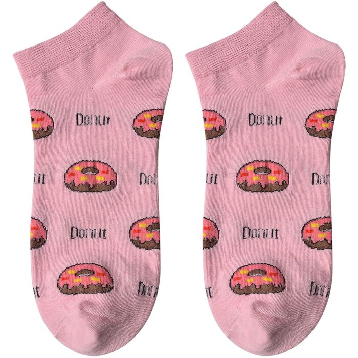Juleeze JZSSK0023 ponožky ružové donut dizajn veľkosť 36-41