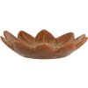 Clayre & Eef Misa Kvetina Oranžová Žltá Ø14x3 cm Keramická glazúra