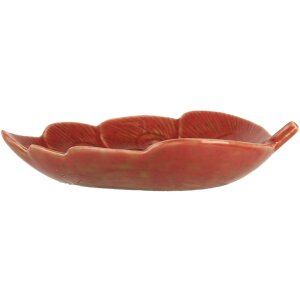 Clayre & Eef 6CE2160 Misa Artičok keramická červená 16x12x3 cm