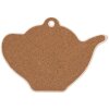 Clayre & Eef 6CE2055 Podložka pod hrnček keramika modrá fialová 24x17 cm