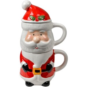 Clayre & Eef Vianočný hrnček Santa Claus...