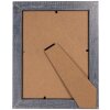 Clayre & Eef 2F1226S Rámček na fotky Biely Modrý 10x15 cm Rustikálny štýl MDF Sklo