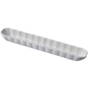 Clayre & Eef 6CE2047 Misa 26x4x3 cm biela Moderný dizajn Keramika