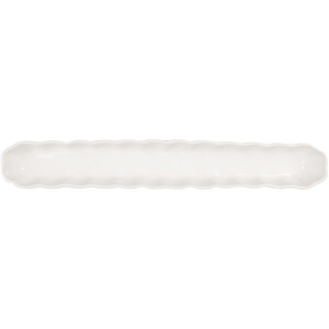 Clayre & Eef 6CE2047 Misa 26x4x3 cm biela Moderný dizajn Keramika