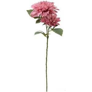 Clayre & Eef 6PL0339P Dekorácia Vetva s kvetmi ružová 62 cm