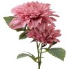 Clayre & Eef 6PL0339P Dekorácia Vetva s kvetmi ružová 62 cm