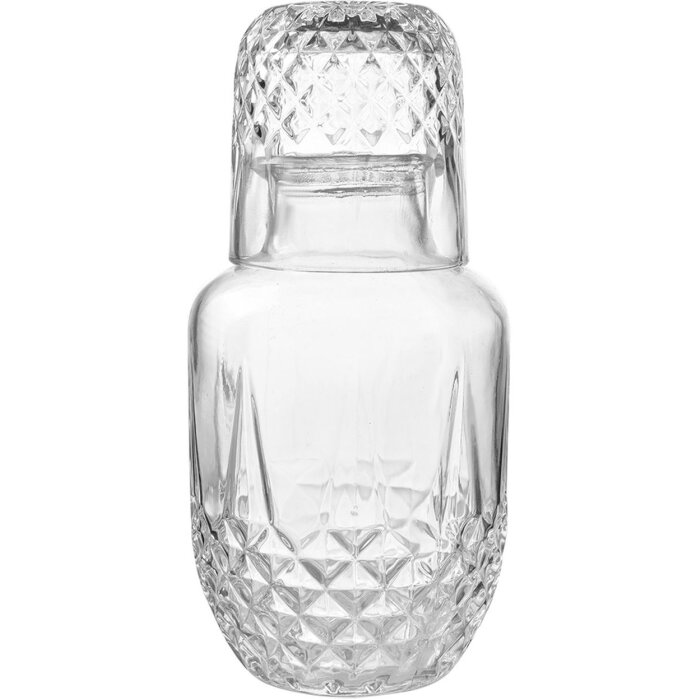 Clayre & Eef 6GL4720 Karafa so sklom Classic 550 ml 150 ml Transparentná